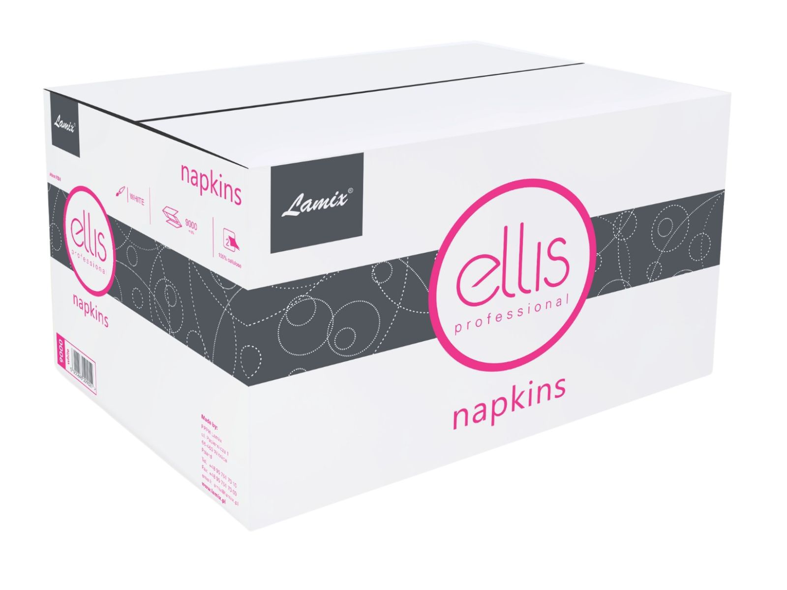 Serwetki N10 Lamix Ellis 1045 Napkins Simple 9000 szt. (40 x 225 szt.)